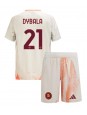 AS Roma Paulo Dybala #21 Bortedraktsett Barn 2024-25 Korte ermer (+ bukser)